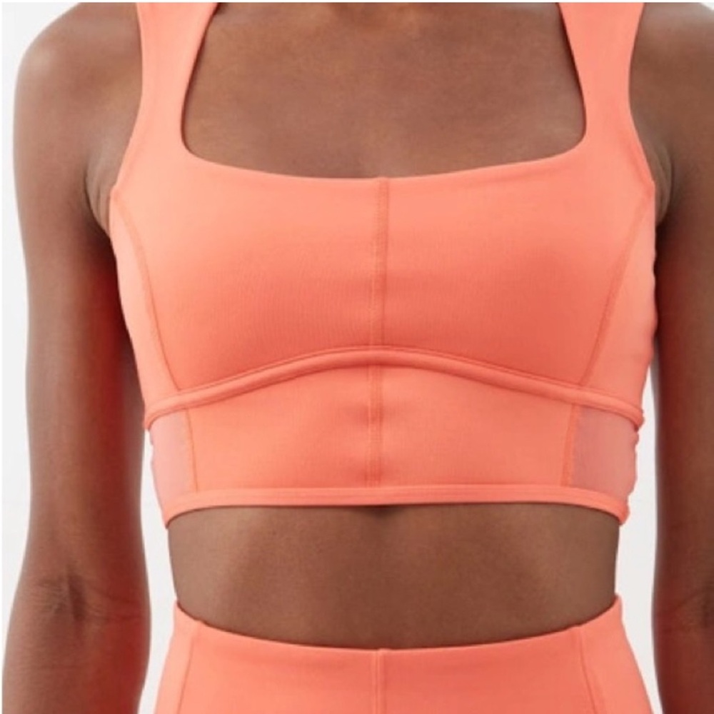 LE ORE Coral Andria Paneled Sports Bra